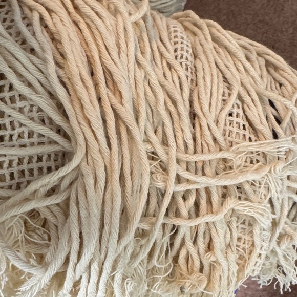 NWT Incredible Cream Crotchet Maxi Dress w/ Lots of Fringe Details Retail $1699! - Picture 7 of 12